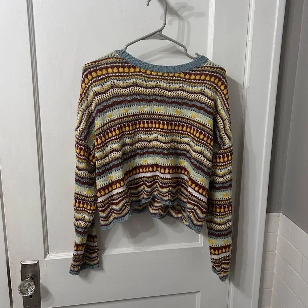SHEIN Colorful boho Sweater